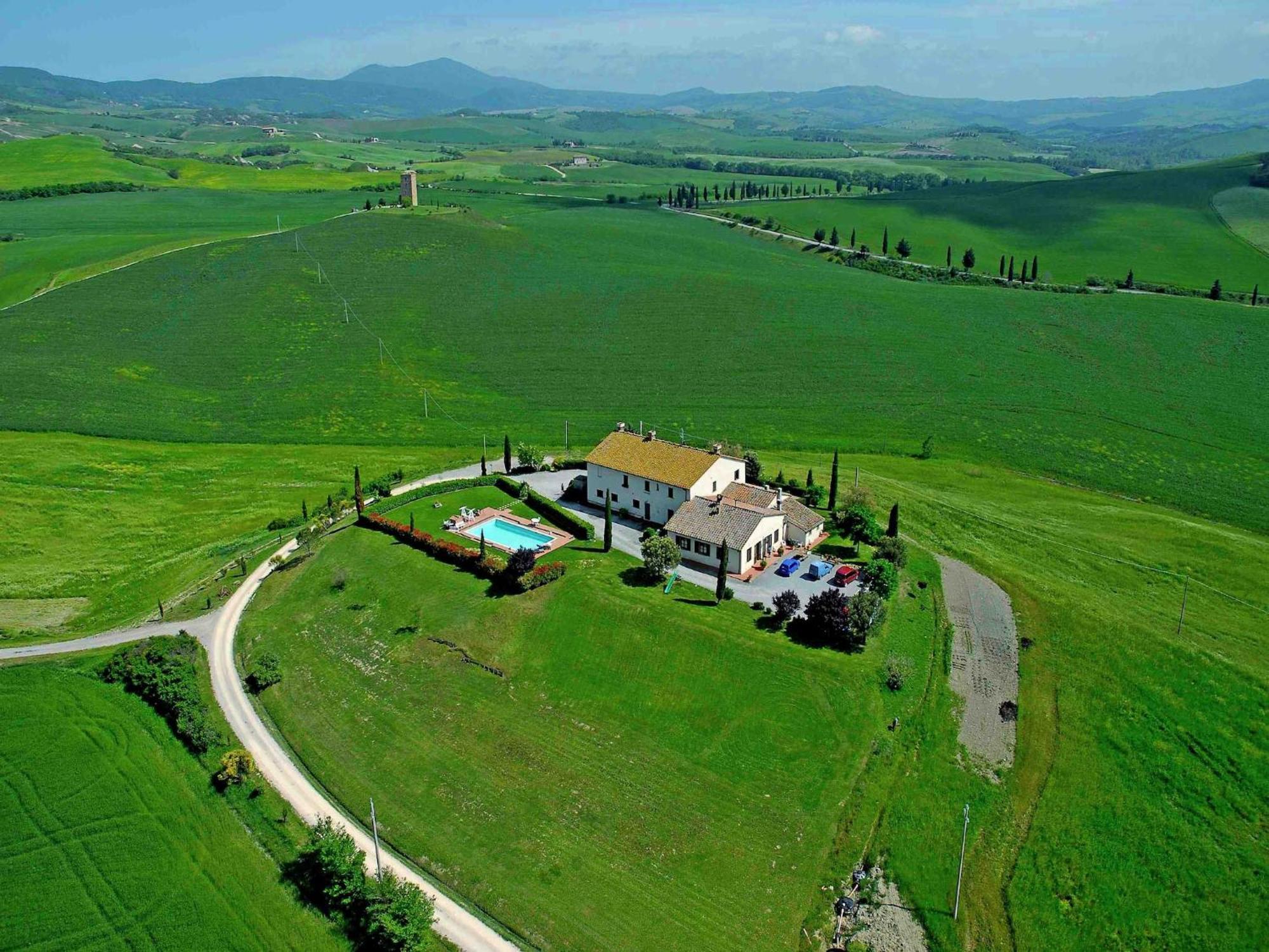 Modern Farmhouse In Pienza With Pool Exterior foto